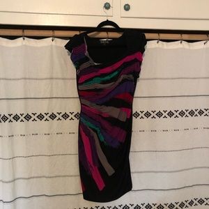 Paint stripe dress